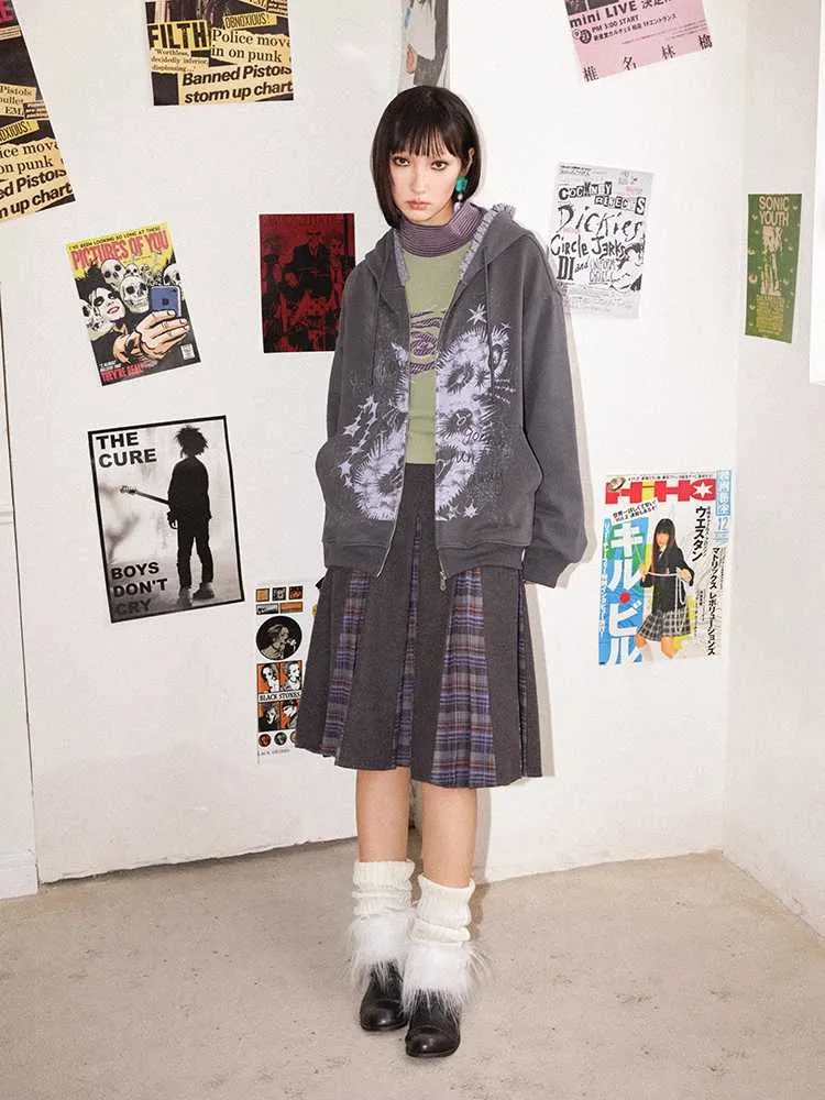 A-line pleated skirt【s0000010708】