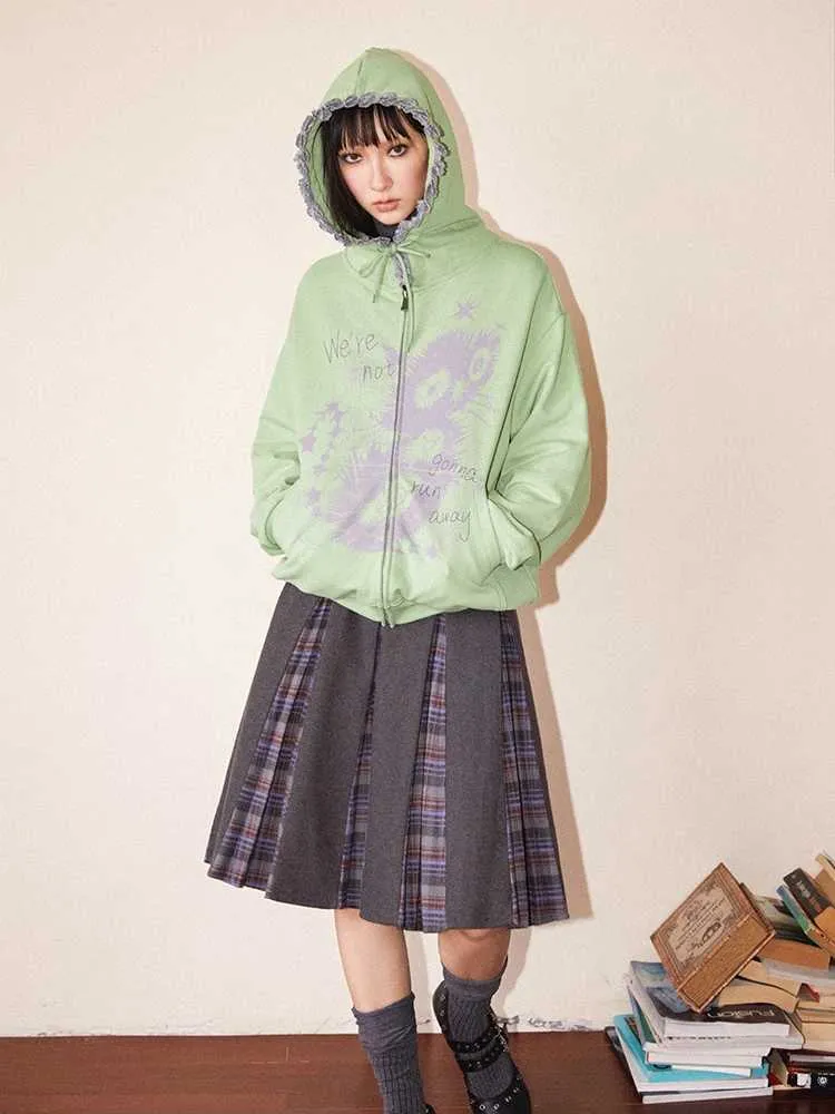 A-line pleated skirt【s0000010708】