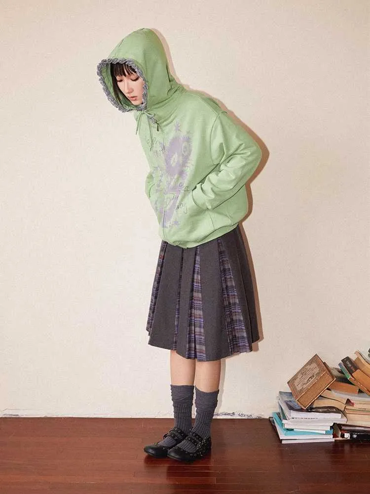 A-line pleated skirt【s0000010708】