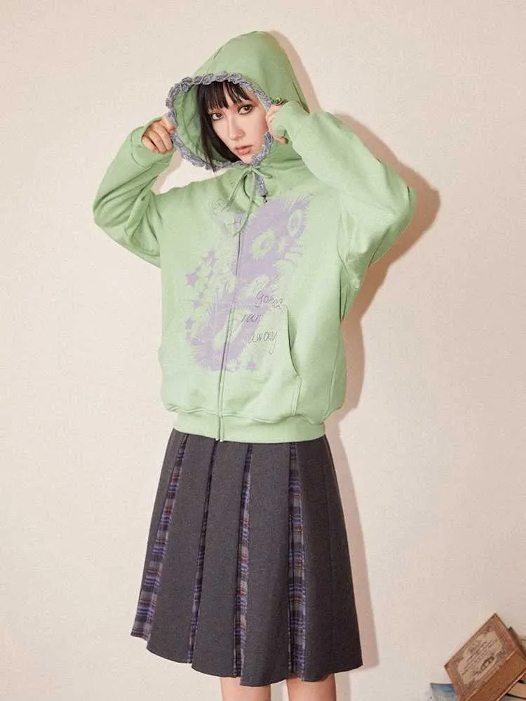 A-line pleated skirt【s0000010708】