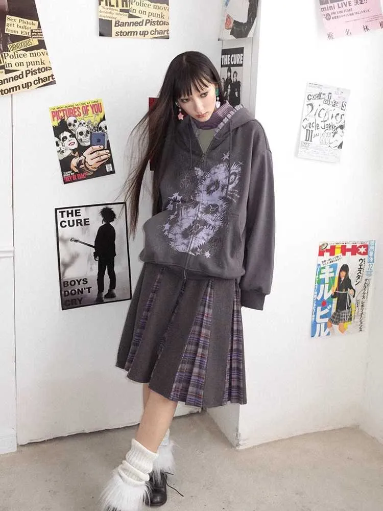 A-line pleated skirt【s0000010708】