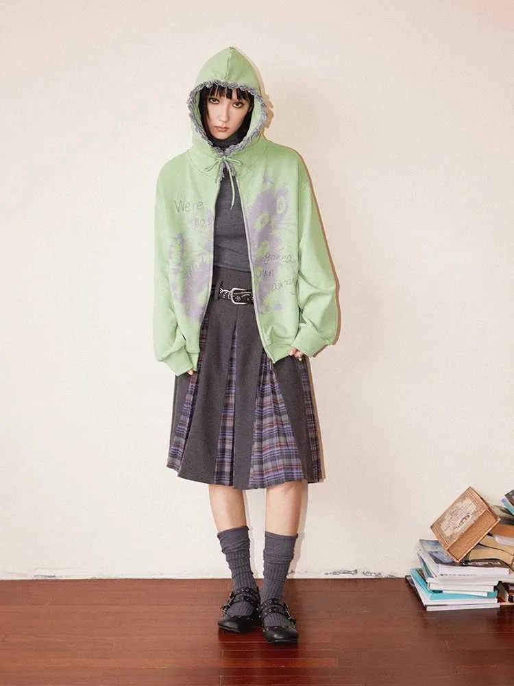 A-line pleated skirt【s0000010708】