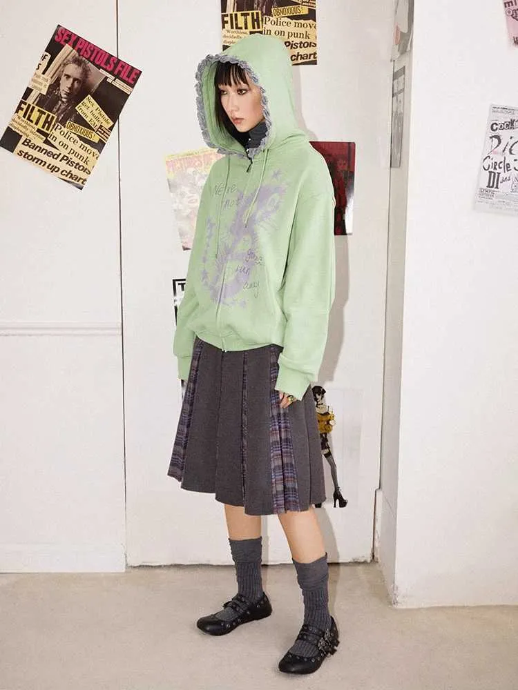 A-line pleated skirt【s0000010708】