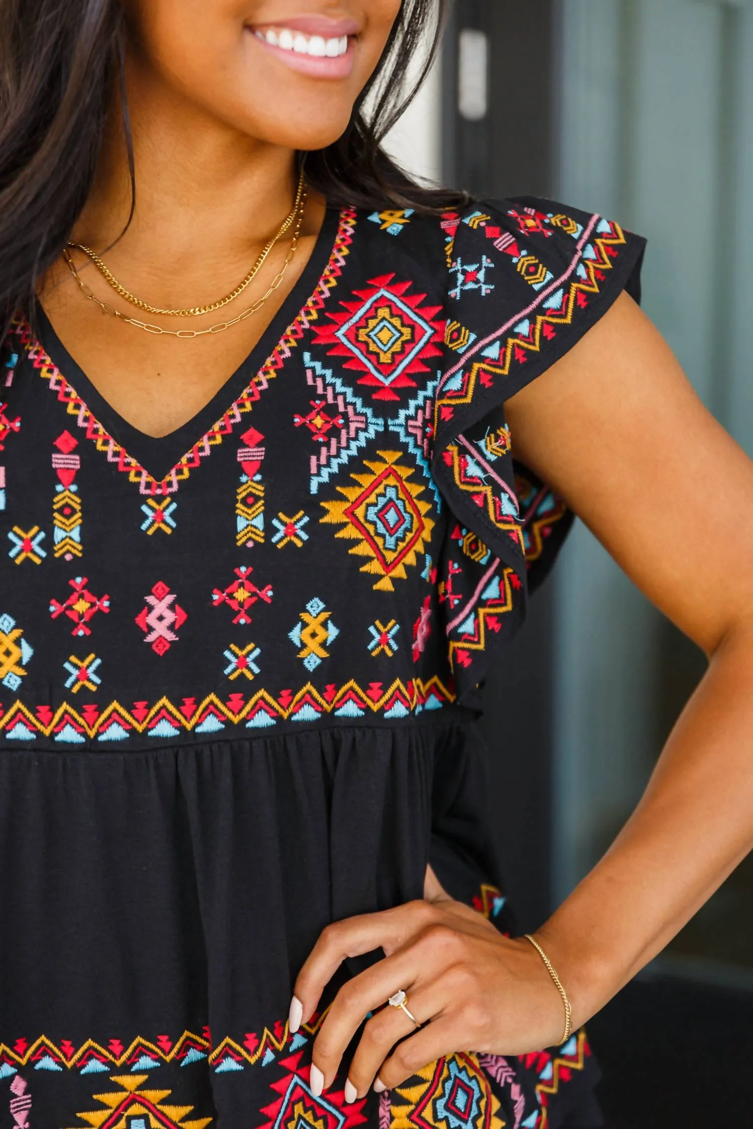 Andree By Unit - Sophia Embroidered Blouse