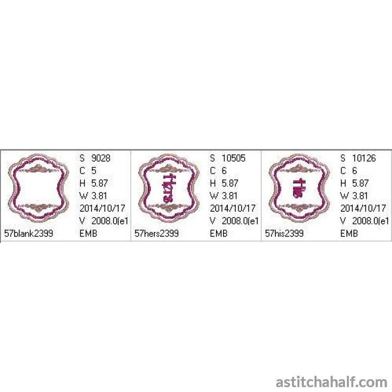 Applique Monogram Antwerpen