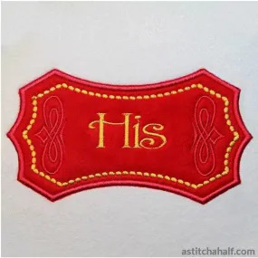 Applique Monogram Barcelona