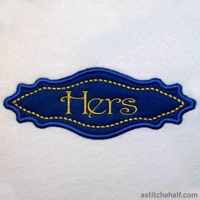 Applique Monogram Berlin