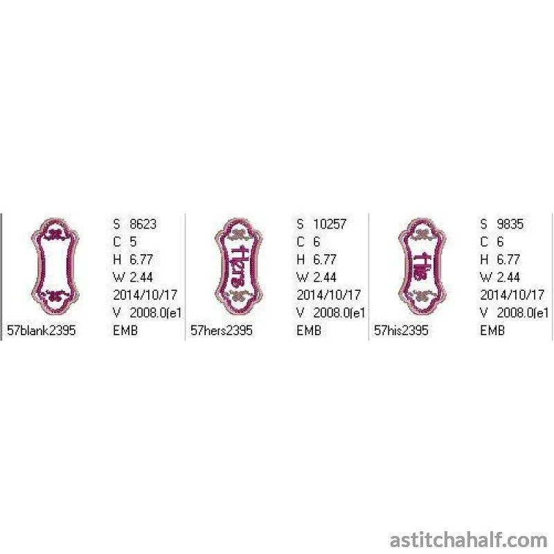Applique Monogram London