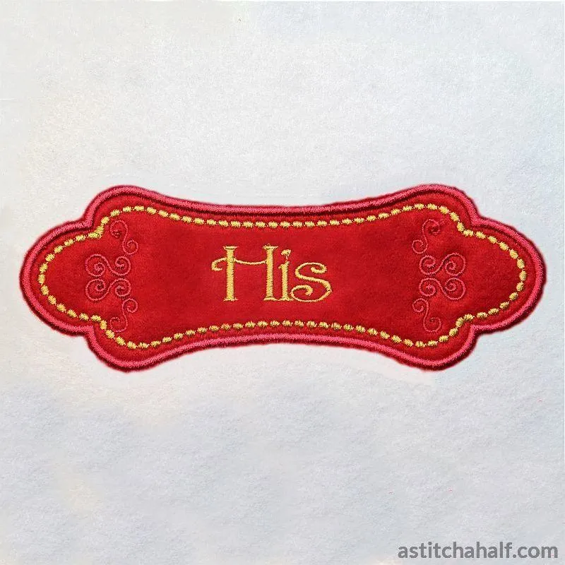Applique Monogram London