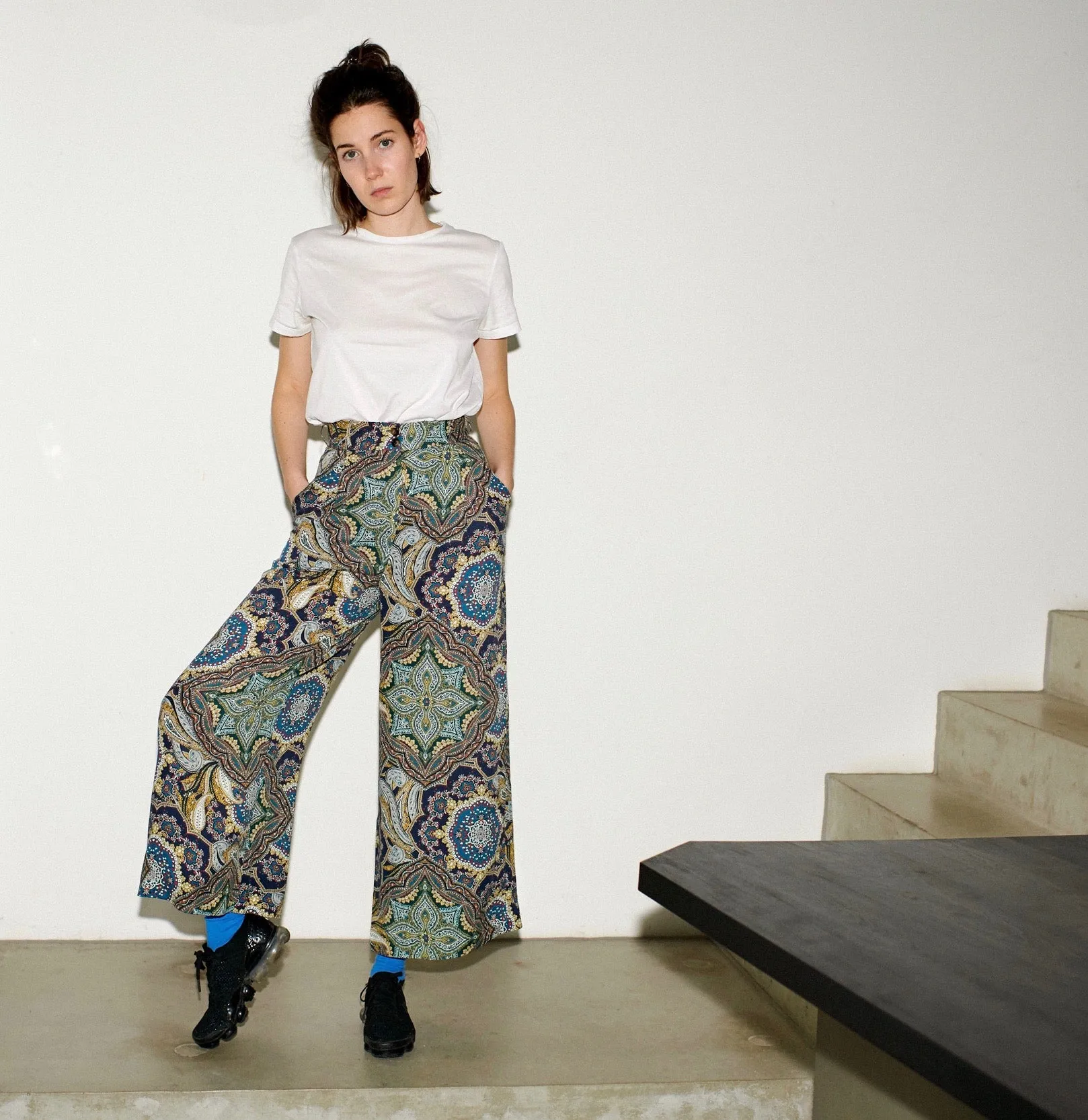 AYUMI PANTS green paisley