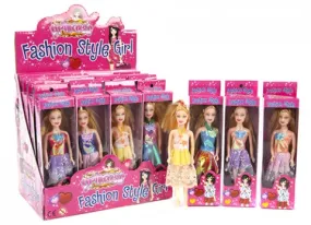 Bendable Fashion Doll 6"