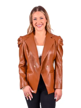 Bradshaw Blazer - Luggage Vegan Leather