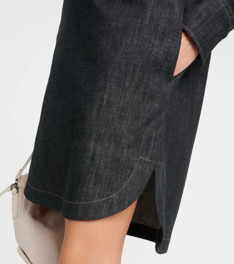 Brunello Cucinelli Denim shirt dress