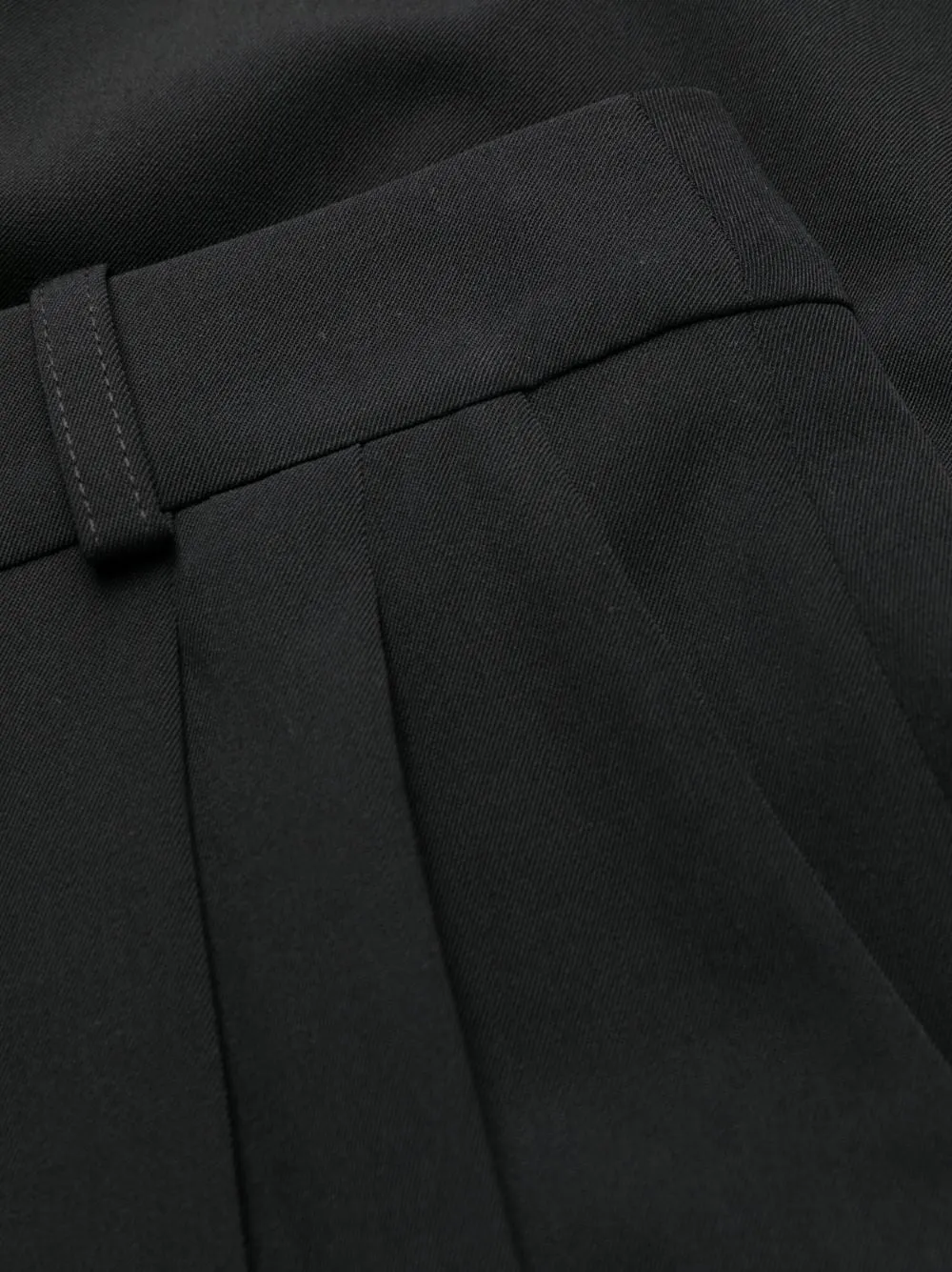 Cropped Pleated Trousers