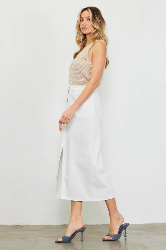 DANI TWILL SKIRT