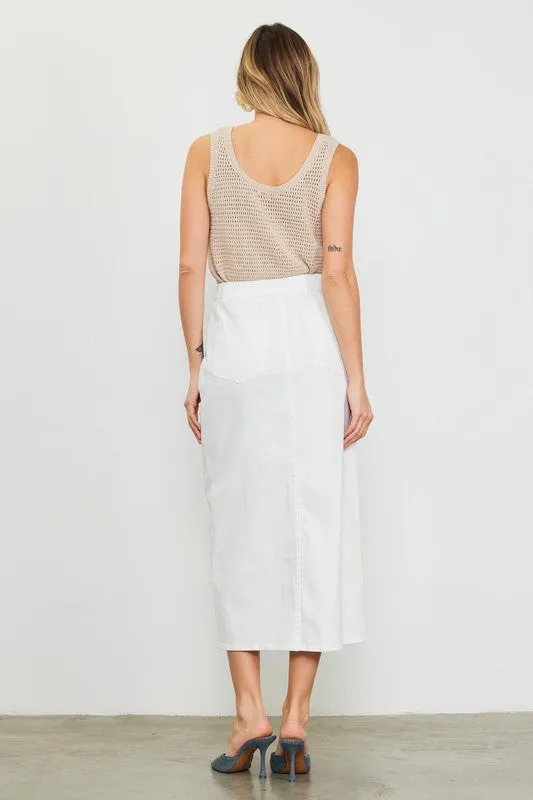 DANI TWILL SKIRT