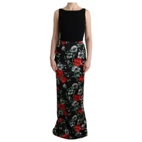 Dolce & Gabbana Elegant Floral Sheath Gown