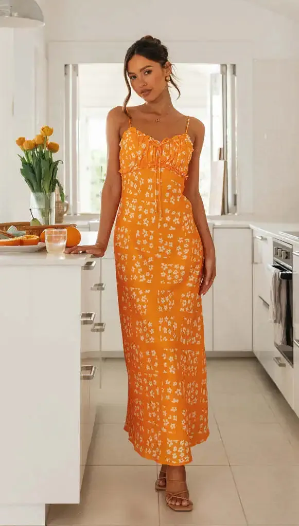 DressBetty - 2024 New Sexy Backless High Waist Strap Maxi Dress