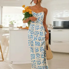 DressBetty - 2024 New Sexy Backless High Waist Strap Maxi Dress