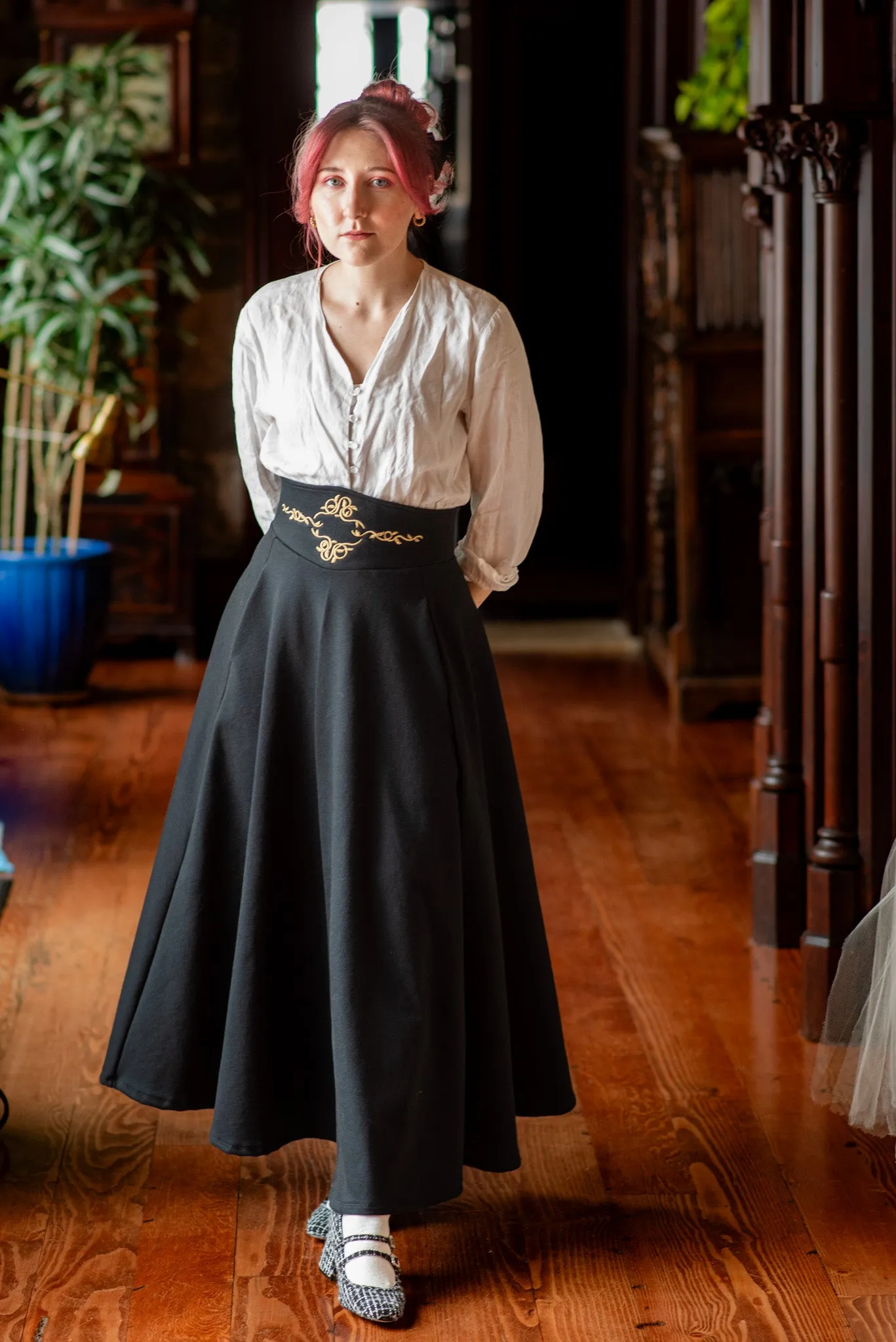 Embroidered Julia Skirt
