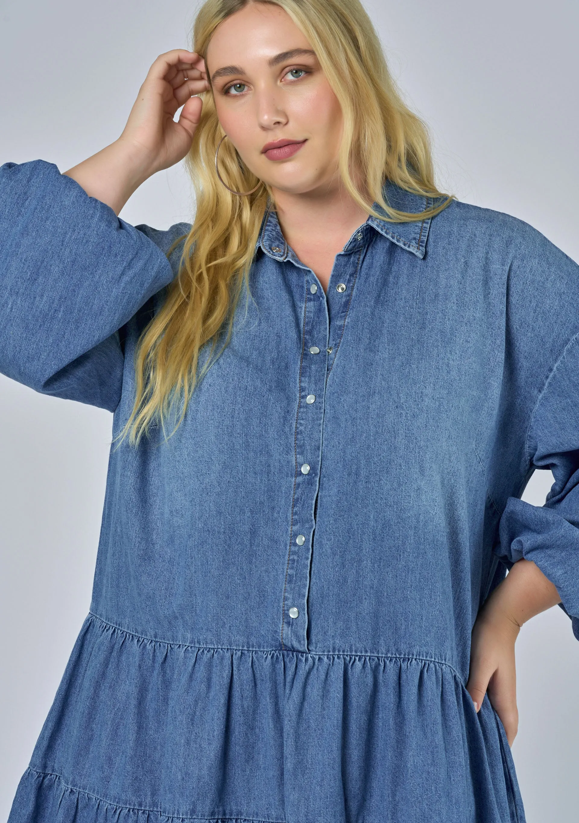 Emer Denim Mini Dress