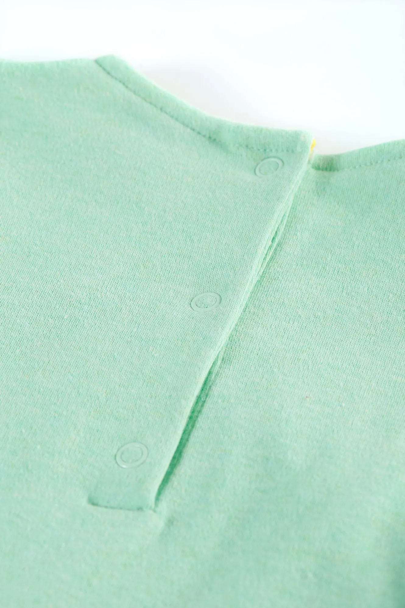 Frugi Little Layla Dress - Spring Mint Marl/Whale