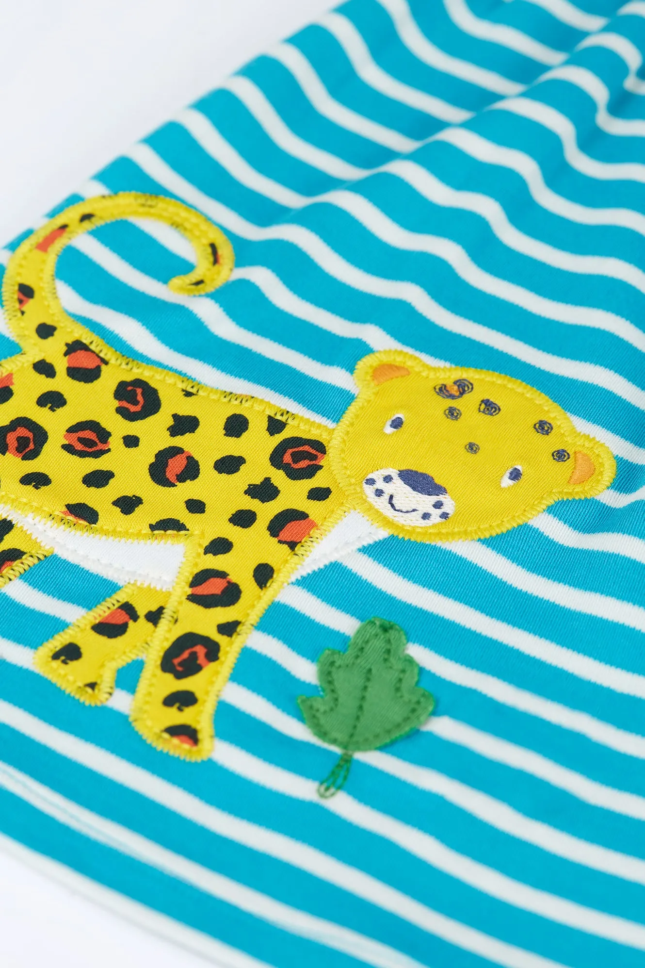 Frugi Little Layla Dress - Tropical Sea Breton/Jaguar