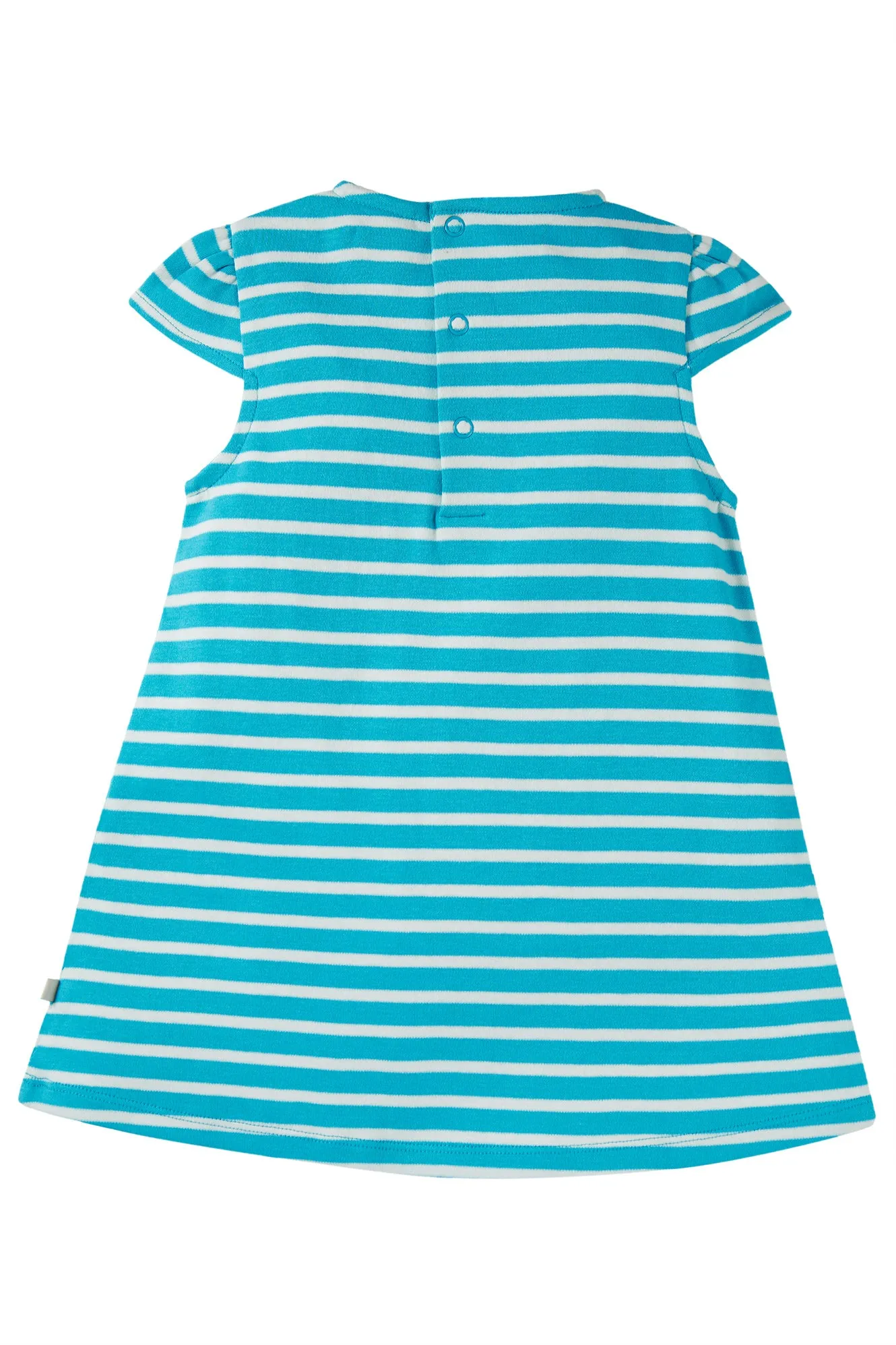 Frugi Little Layla Dress - Tropical Sea Breton/Jaguar