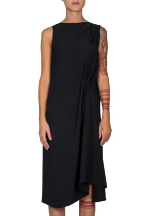 Gathered Shift Dress