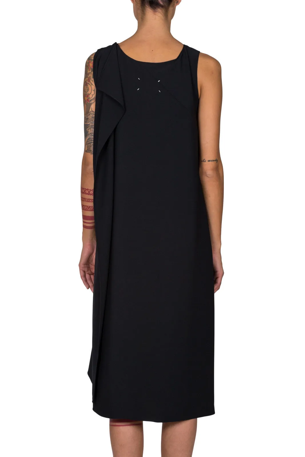 Gathered Shift Dress