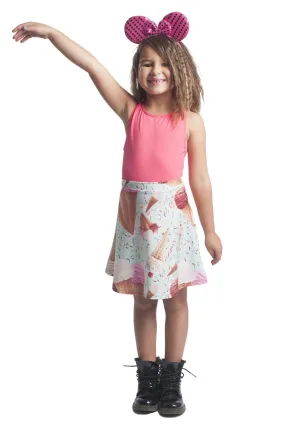 Ice Cream Kids Skater Skirt