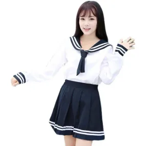 Kawaii High School White Sailor Suit