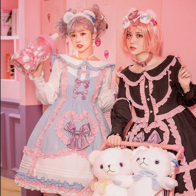Kawaii Sweet Style High Waist Lolita JSK Dress