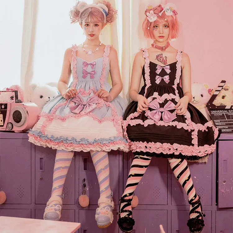 Kawaii Sweet Style High Waist Lolita JSK Dress