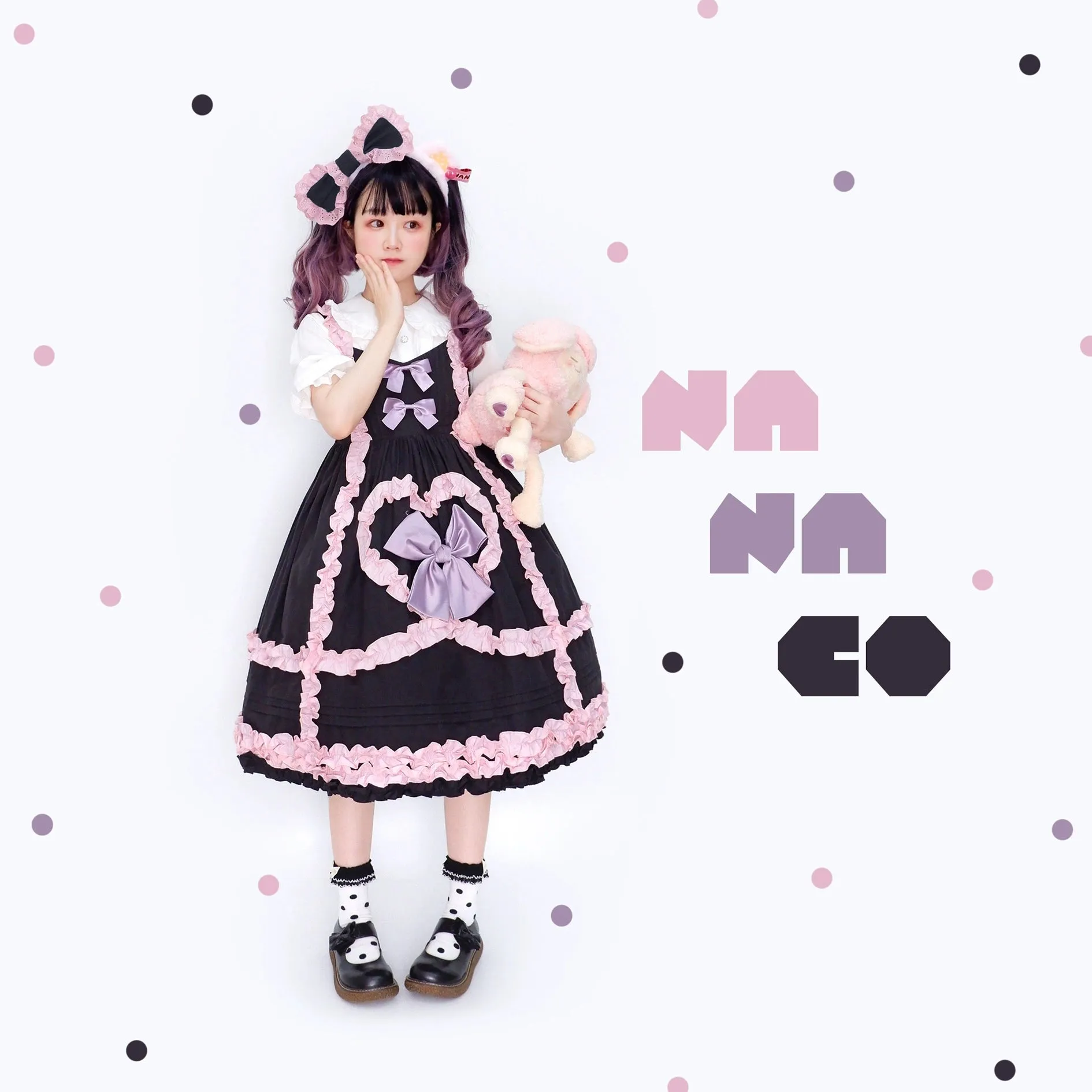 Kawaii Sweet Style High Waist Lolita JSK Dress