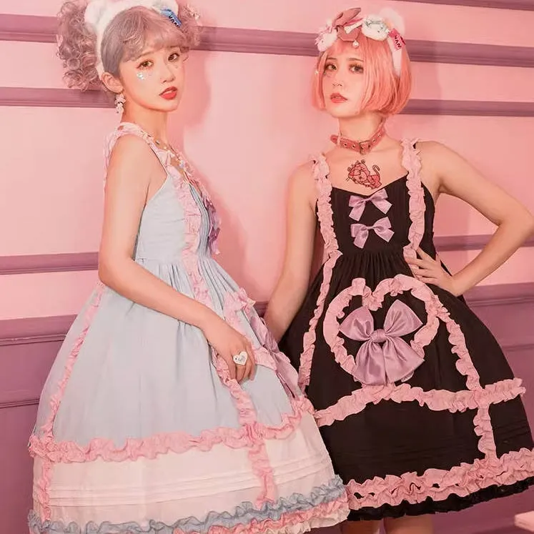 Kawaii Sweet Style High Waist Lolita JSK Dress