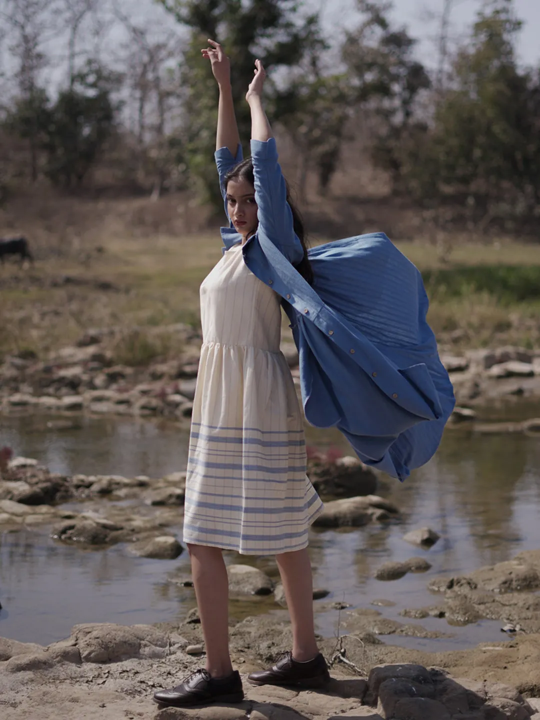 Lakeside Dress With Overgarment