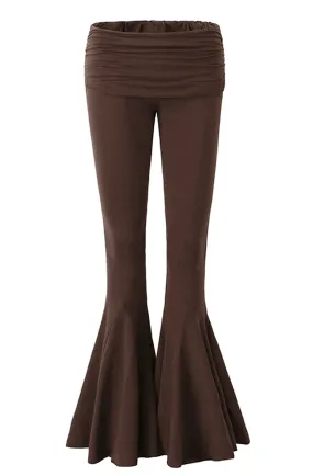 Low waist flared pants