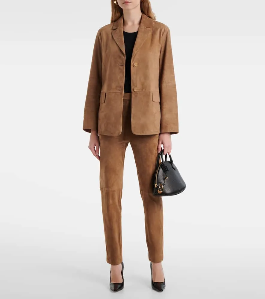 'S Max Mara Primula suede blazer