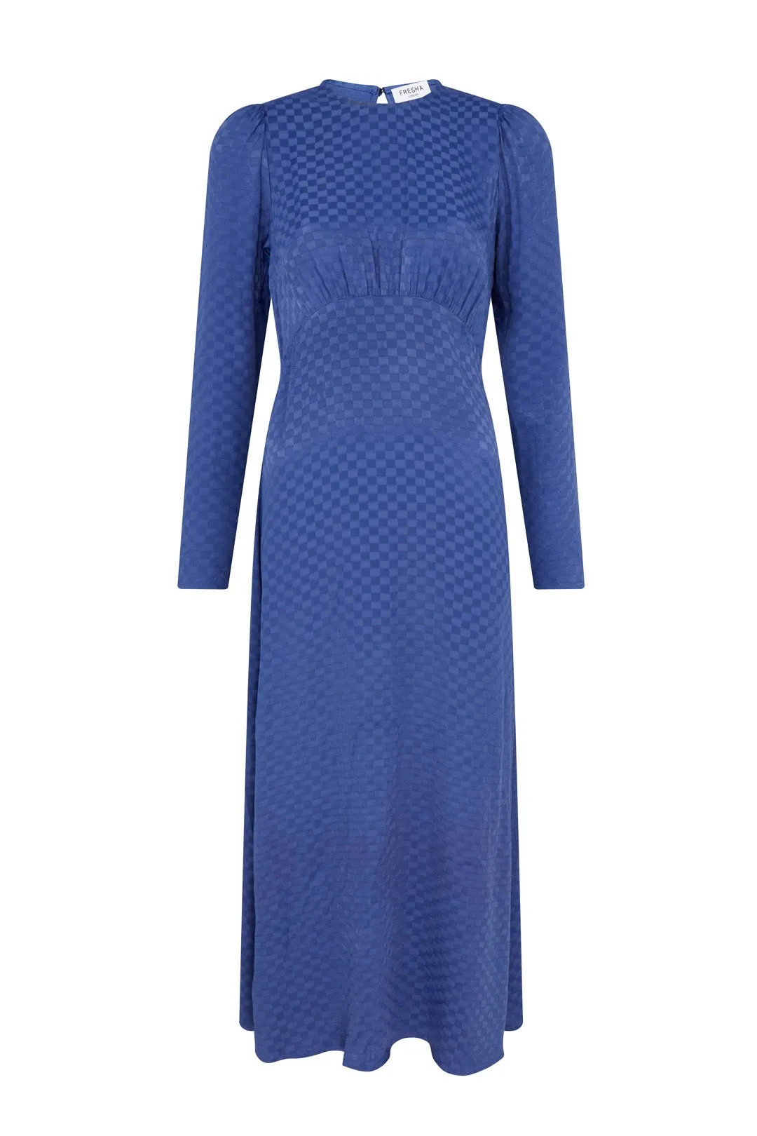 Tallulah Dress Purple Checkerboard