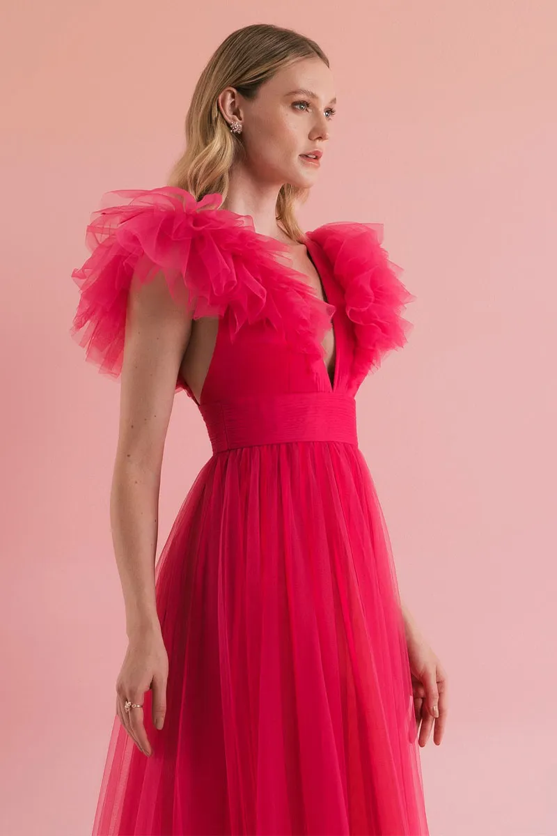 Vielle Tulle Maxi Dress