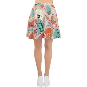 Vintage Halloween Skater Skirt