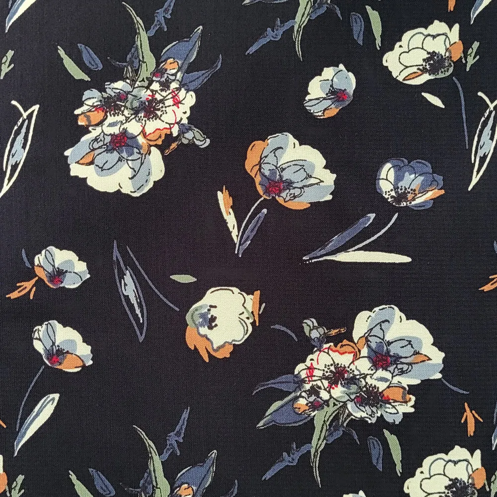 WILBY Floral Sketch Dress (3cols)