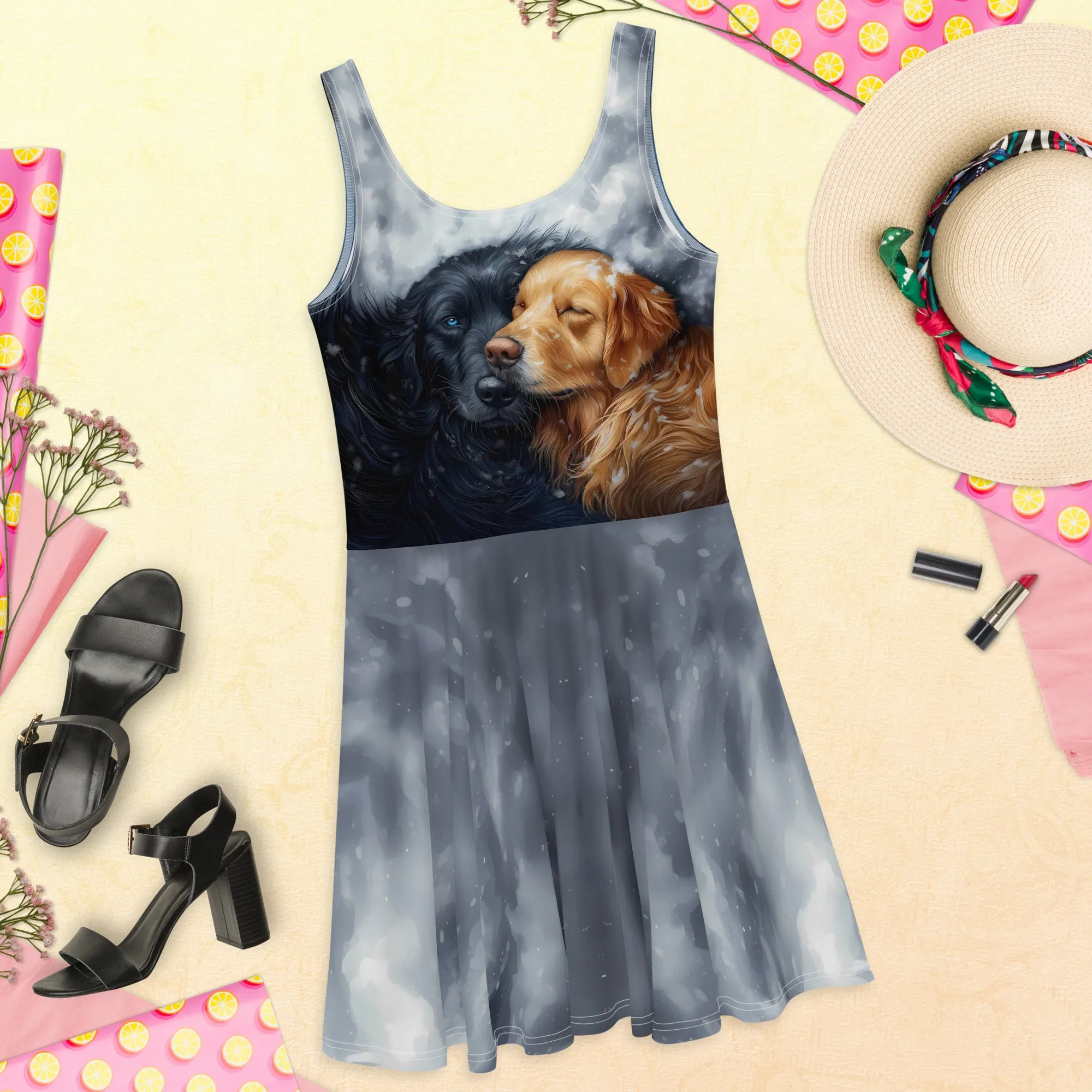 Winter Guardians Skater Dress
