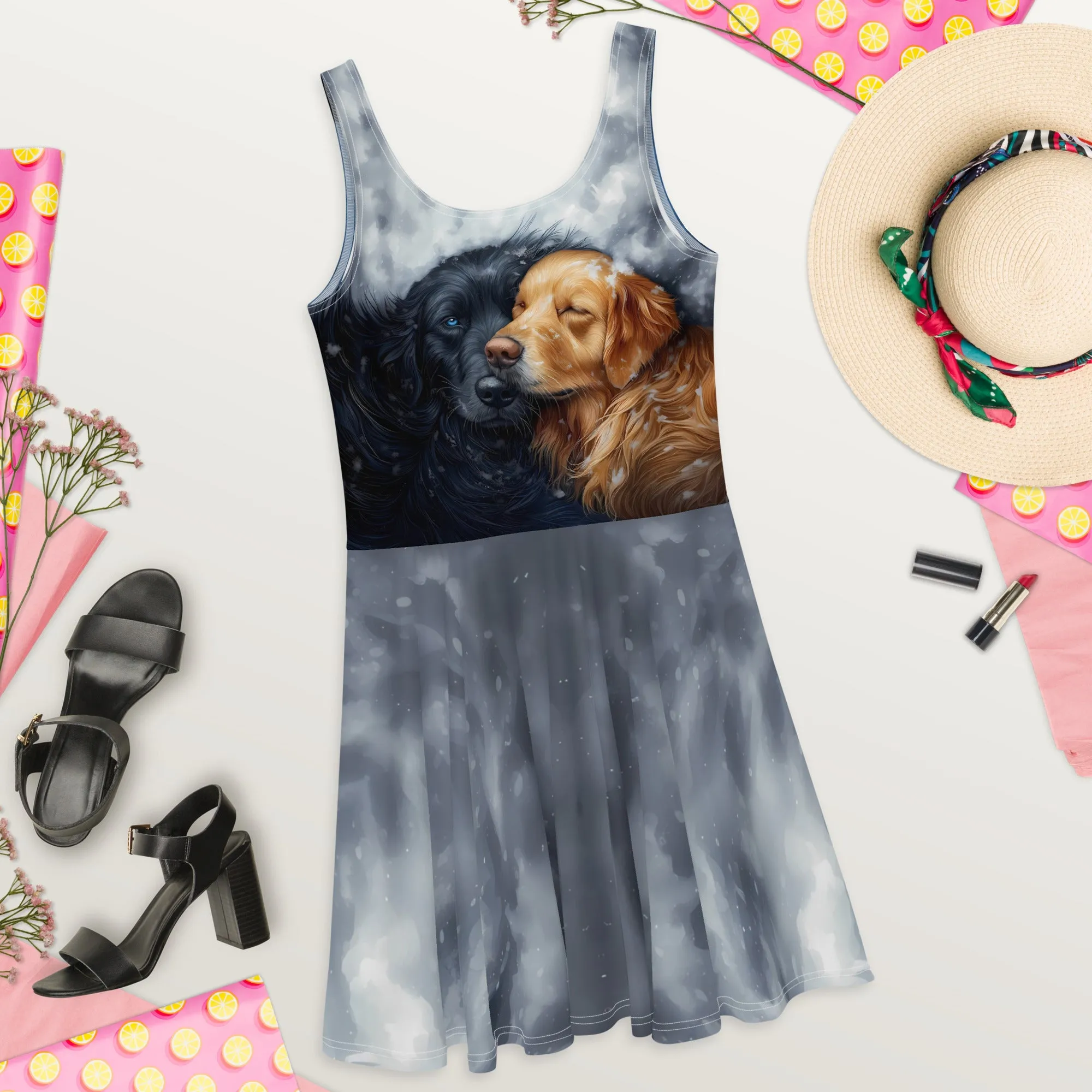 Winter Guardians Skater Dress