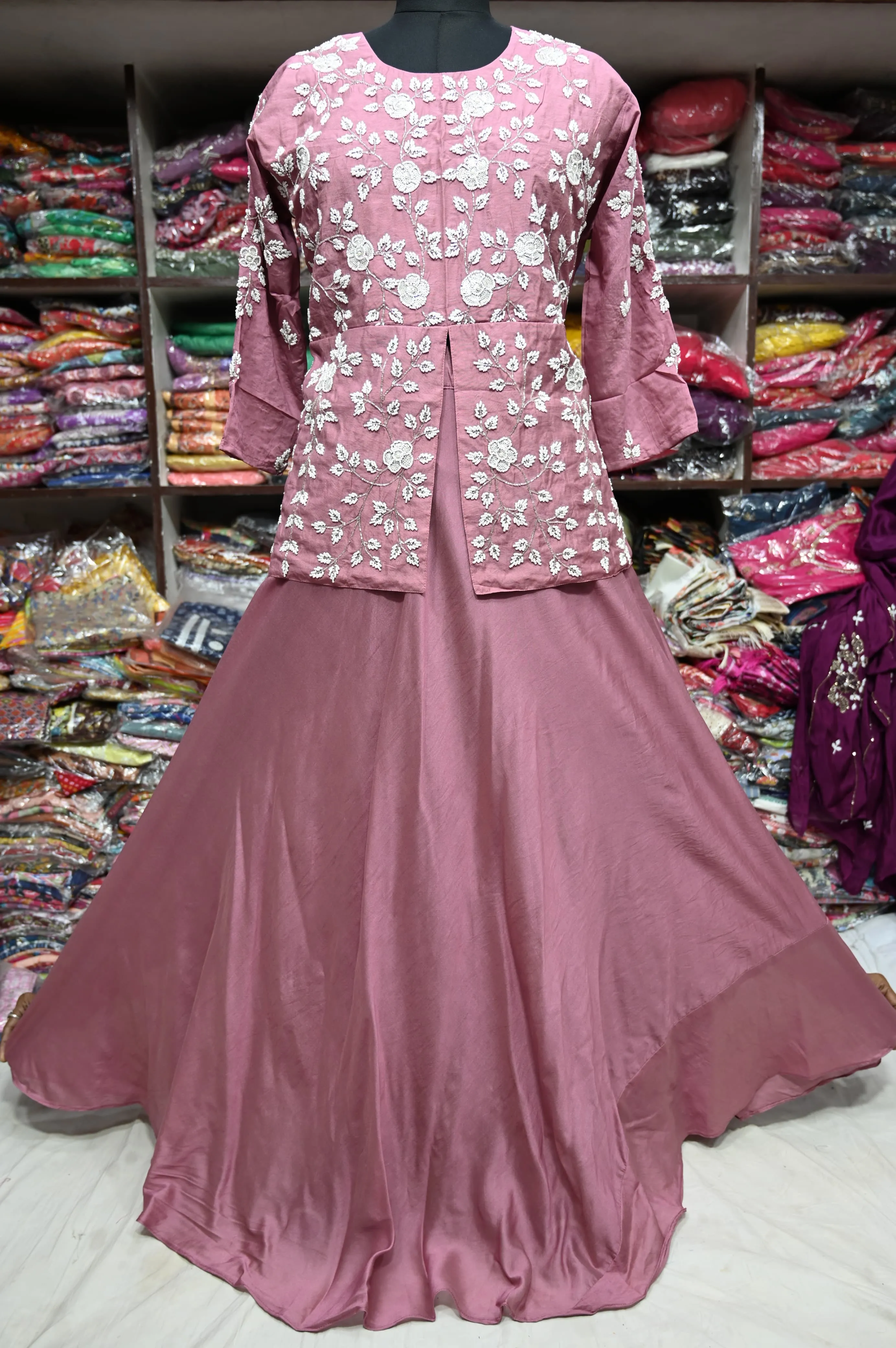 Women's Designer Trending Indo-Western Soft Silk Sequence Lehenga Choli